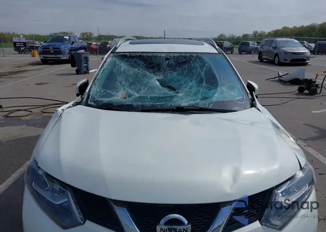 2014 Nissan Rogue Sl z USA, uszkodzony, nr VIN 5N1AT2MVXEC850796